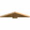 Ekena Millwork Eugene Rough Sawn Timber Gable Bracket, Western Red Cedar, 36"W x 7"H x 2"D x 6"F, 5/12 Pitch GBW036X07X0206EUG00RWR - alternate 4